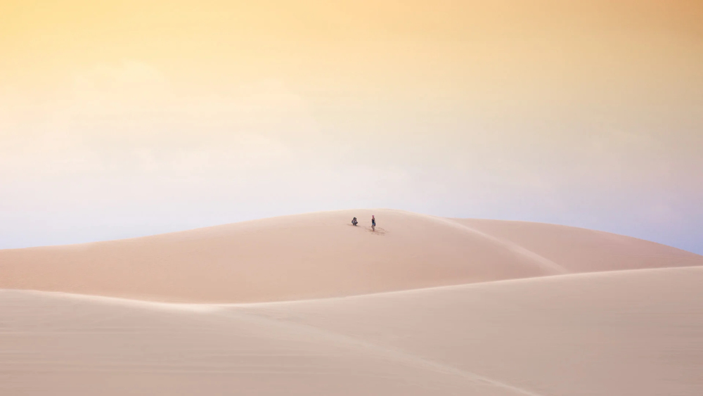 Những triền c&aacute;t uốn lượn như s&oacute;ng lặng